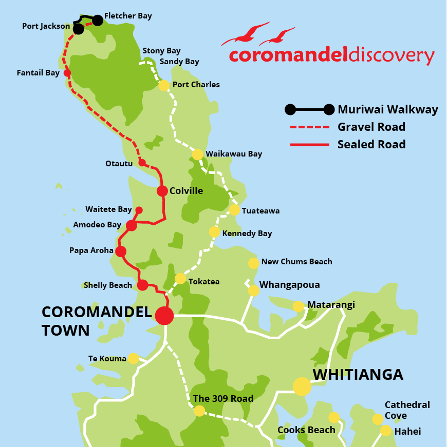 Muriwai Walkway Tour Map